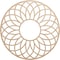 Ekena Millwork Cannes Wood Fretwork Pierced Ceiling Medallion, Alder, 38"OD x 13"ID x 3/8"T CMWP38X38X0375CNAL - alternate 1